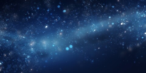 Fototapeta premium glowing bluish grey abstract background with particles floating. Generative AI