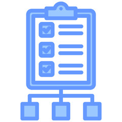 Placement Test Blue Icon