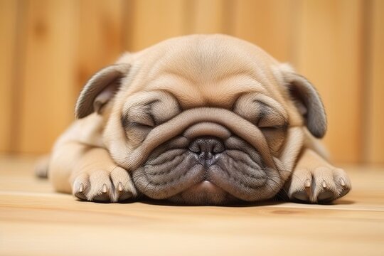 Adorable Baby Pug Pictures: Captivating Tiny Paws and Cute Wrinkles, generative AI