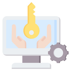 Access Management Flat Icon