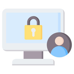 Access Control Flat Icon