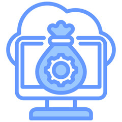 Digital Asset Repository Blue Icon
