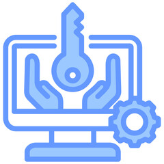 Access Management Blue Icon