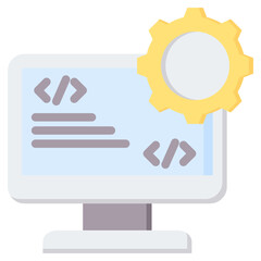 Computer Programming Flat Icon