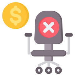 Fototapeta premium Nonpension Flat Icon