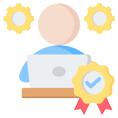 Quality Of Service Flat Icon