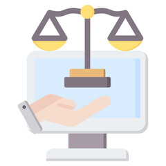 Legal Aspects Flat Icon