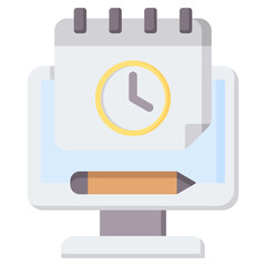 Scheduling Flat Icon