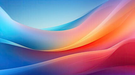 Fototapeta premium Colorful gradient background, moving from shades of red to blue.