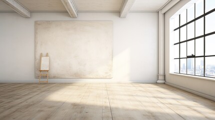 Image of an empty white room studio.