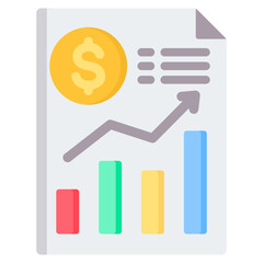 Financials Flat Icon
