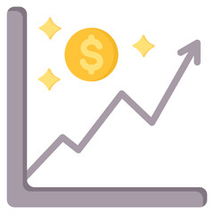 Trading Debut Flat Icon