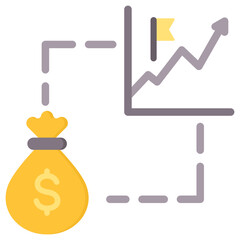 Pre Ipo Financing Flat Icon