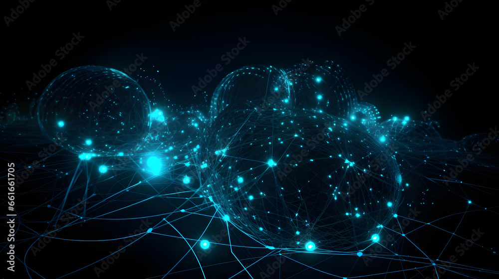 Poster points and lines in the network, information field, information communication algorithms, internet a