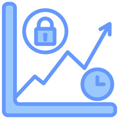 Lock-Up Period Blue Icon