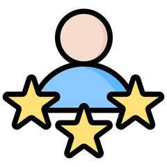 Experience Outline Color Icon