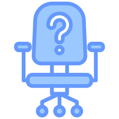 Job Vacancy Blue Icon