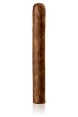 blank cigar isolated on white background