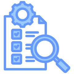Internal Audit Blue Icon