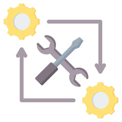 Repair Flat Icon