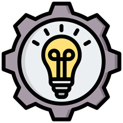 Concept Outline Color Icon