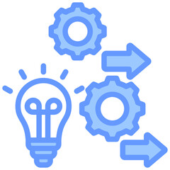 Implementation Blue Icon
