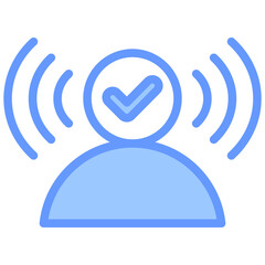 Listening Skills Blue Icon
