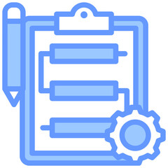 Planning Blue Icon