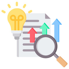 Business Research Flat Icon