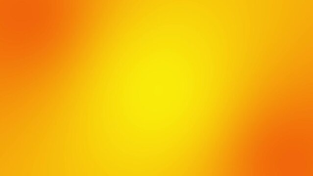 Abstract animation of orange and yellow gradient colors