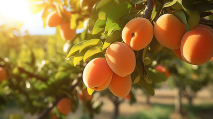 The Beauty of Apricots A High Resolution Image of the Mature Fruit 