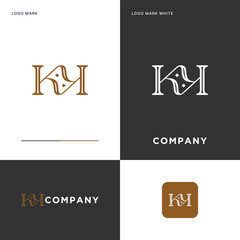 Luxury K Logo Vector Icon Illustration Design