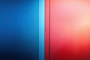 Abstract red and blue patriotic background created with Generative AI technology