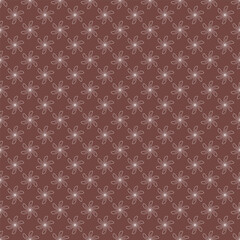 Floral pattern design template with flower motif. nature decorative background in flat style. repeat and seamless vector