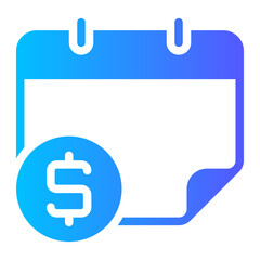 money gradient icon