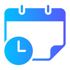 time gradient icon