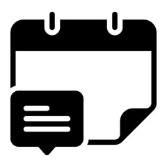 chat glyph icon