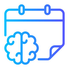 brain gradient icon