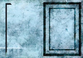 Abstract grunge rectangular frame