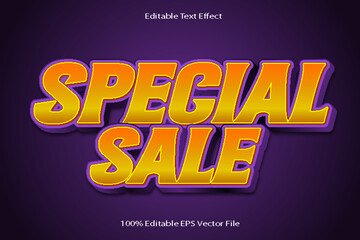 Special Sale Editable Text Effect 3d Emboss Cartoon Gradient Style