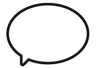 シンプル　黒い線　ふきだし　漫画　セリフ