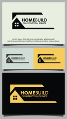 Home building services logo template
