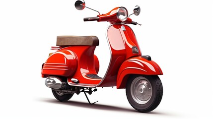 scooter isolated on white 