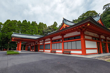 Fototapeta premium 鹿児島 霧島神宮 神楽殿