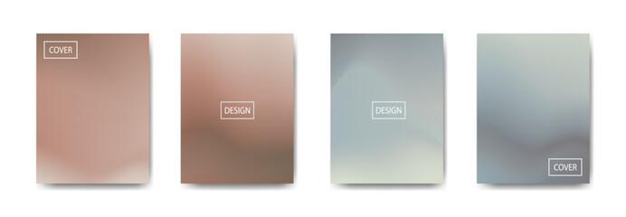 set of abstract background with beautiful gradation color, colorful background for poster flyer banner backdrop.vertical banner.cool fluid background vector illustration