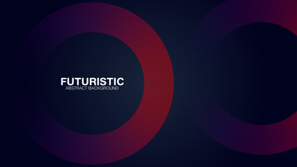 Futuristic abstract background. Glowing circle lines design. Modern shiny blue and pink geometric lines pattern. Future technology concept. Suit for poster, banner, cover, presentation, we