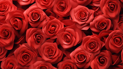 Christmas, Valentine's, and Marriage Roses for Every Occasion A Bouquet of Romance background gnerative ai