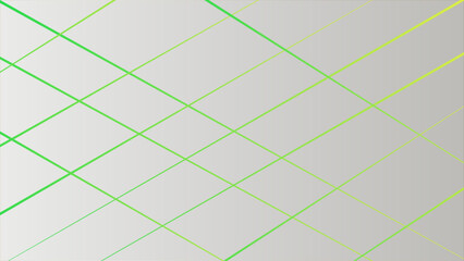 Green random diagonal lines isolated on gray background.
