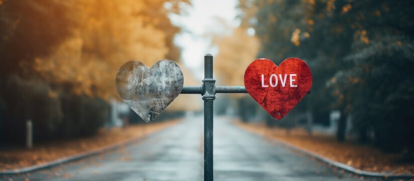 Street symbolizes feelings of love compared to feelings of hatred