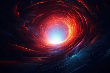 Abstract background with a mysterious portal - obrazy, fototapety, plakaty